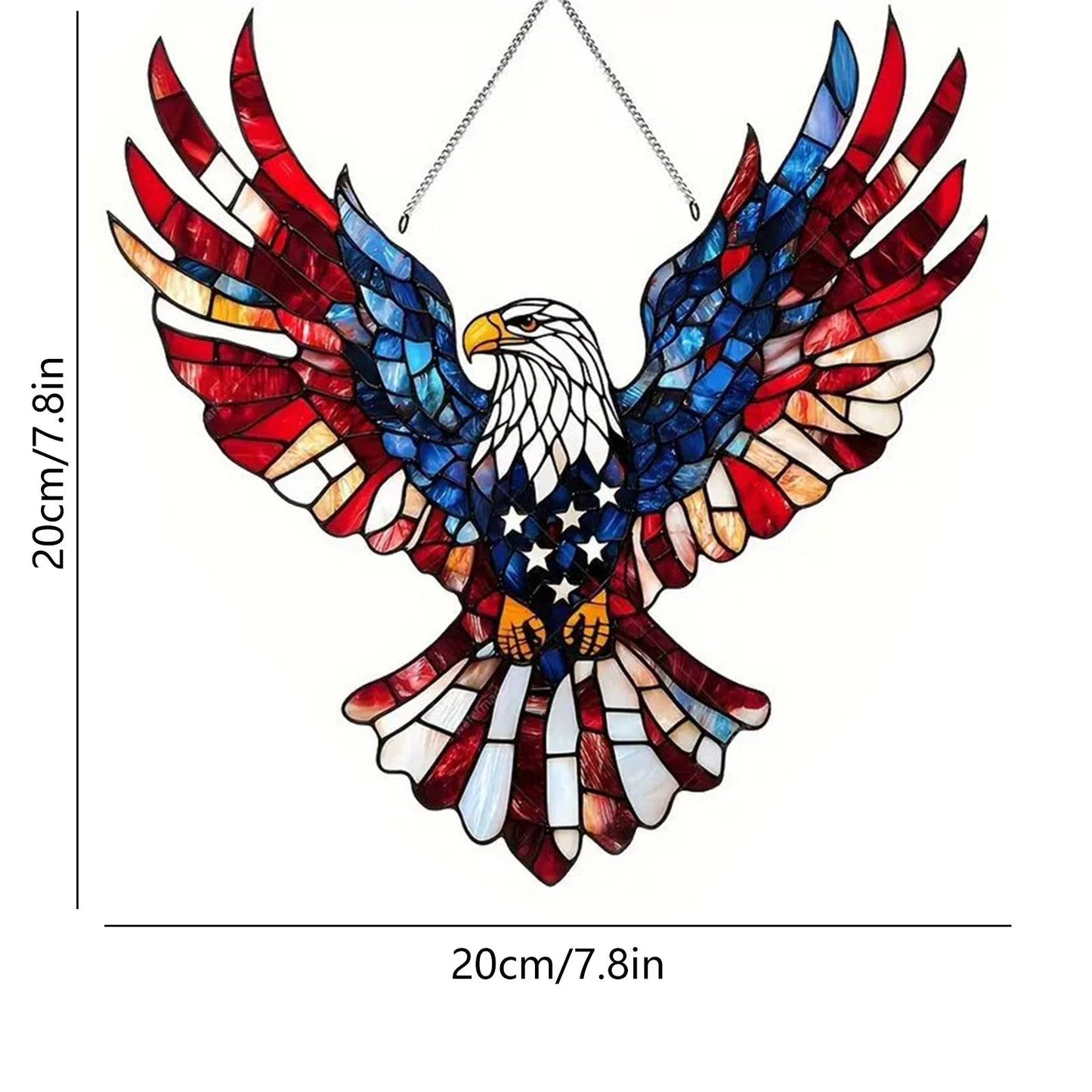 🇺🇸🦅250th Anniversary USA Patriotic Eagle Hanging Door Sign