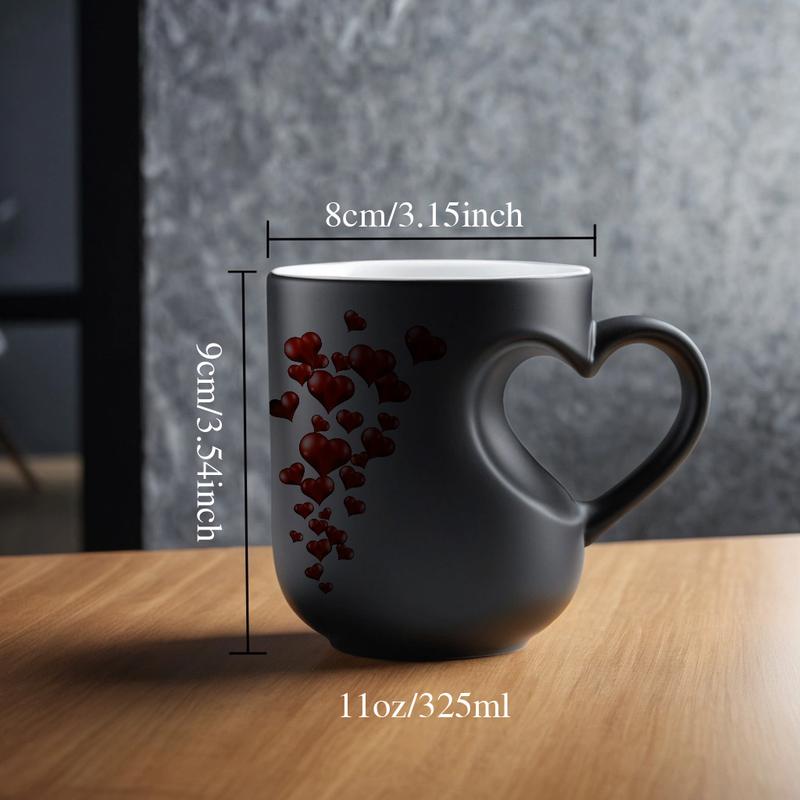 🔥Limited Time 52% Off✨Heart-Shaped Color Changing Magic Ceramic Mug