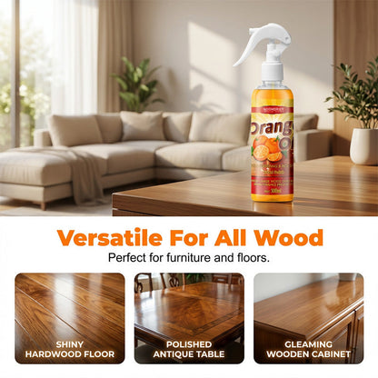 ✨300 ml ScratchErase Beeswax Wood Floor Spray – Cleans, Restores Shine & Removes Scratches! 🧹