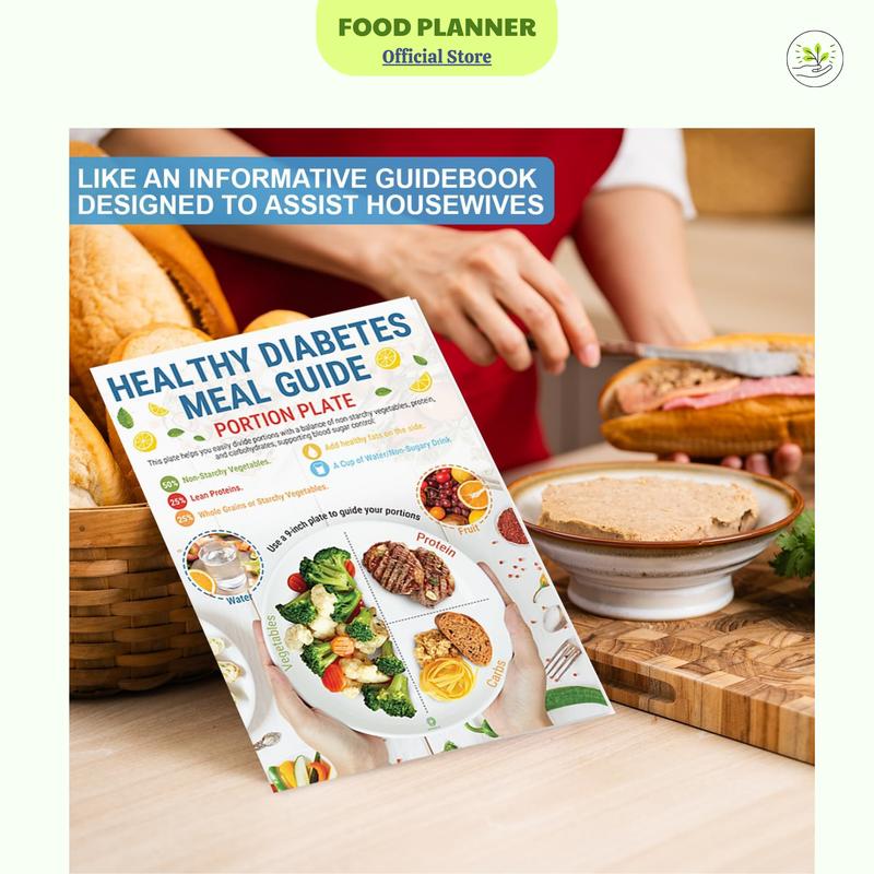 📘اشترِ 2 وشحن مجاني✨خاص بمرضى السكري🔥كتاب لتتبع السكري مع قائمة الأطعمة