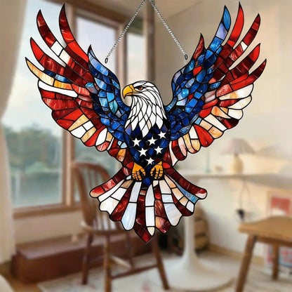 🇺🇸🦅250th Anniversary USA Patriotic Eagle Hanging Door Sign