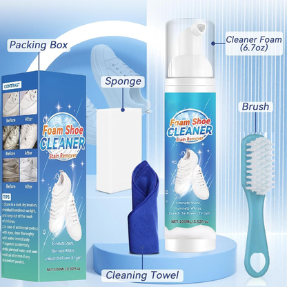 🏆Flash Sale⚡50K+ SOLD👟Shoe Cleaning Kit for Leather, Suede, Canvas, Mesh & More