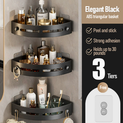 Triangle Shower Caddy Drill Free Wall MountShower Organizer(3 PCS)