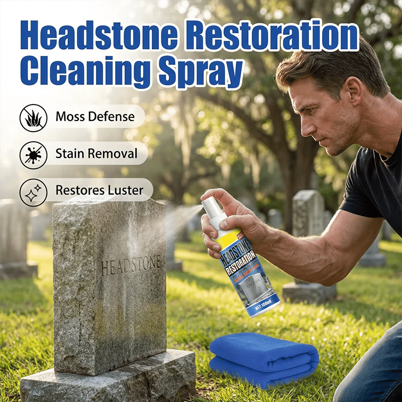 ⏰🎁Headstone Restoration & Cleaning Spray-100ML