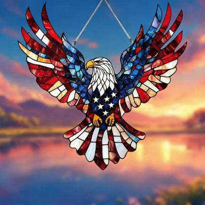 🇺🇸🦅250th Anniversary USA Patriotic Eagle Hanging Door Sign