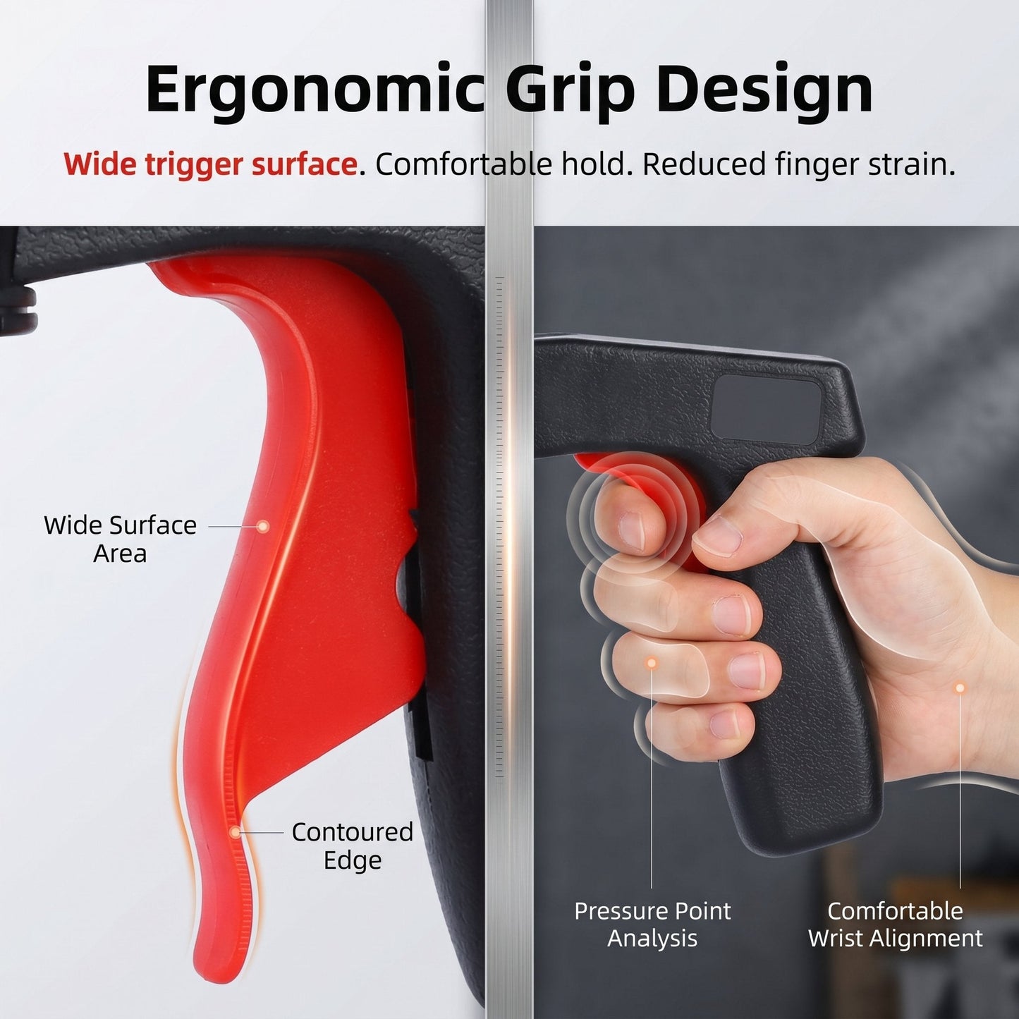 🔫Universal Professional Spray Can Handle - Ergonomic Aerosol Trigger Grip for DIY Painting, Car Refinishing, & Home Furniture Makeovers - Fits All Standard Cans