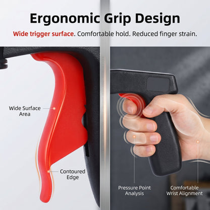 🔫Universal Professional Spray Can Handle - Ergonomic Aerosol Trigger Grip for DIY Painting, Car Refinishing, & Home Furniture Makeovers - Fits All Standard Cans