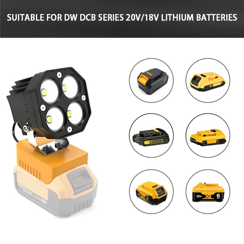 Portable outdoor LED work light