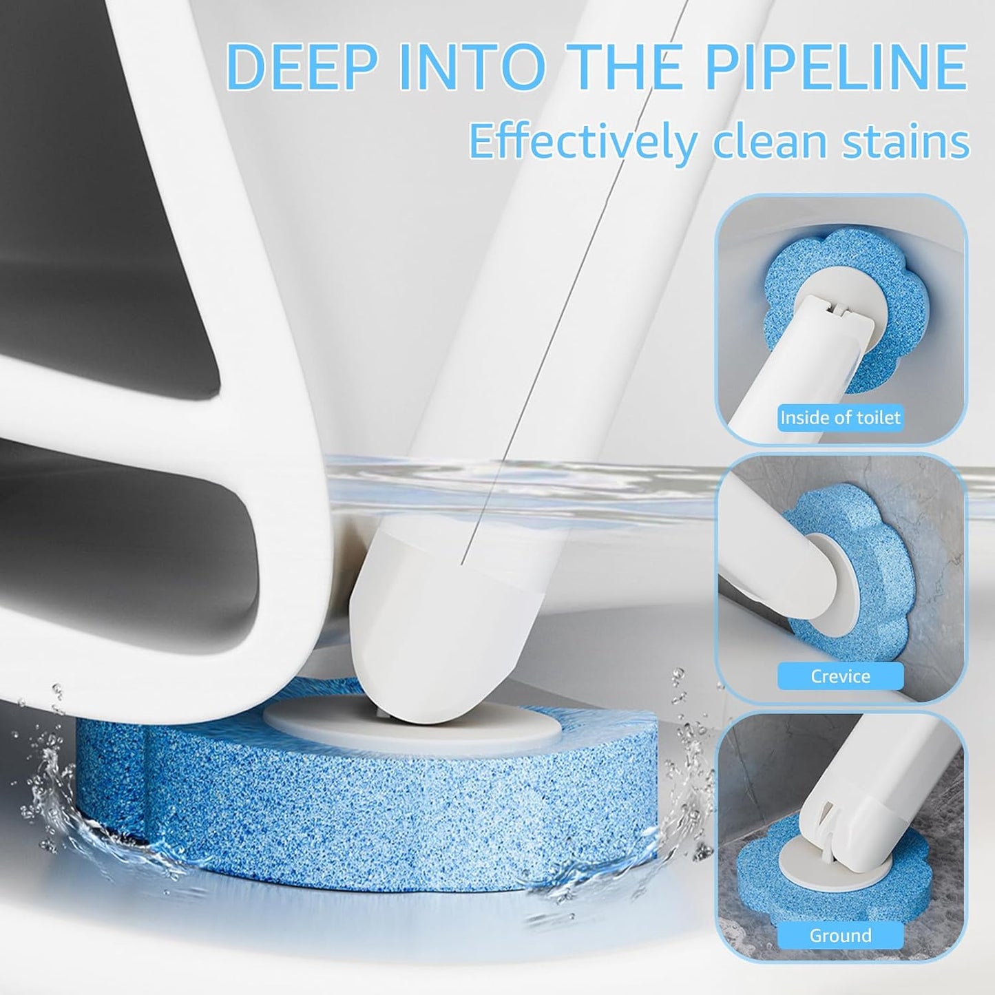 💥50K+ SOLD!🚽💦Hands-Free Cleaning Gadget🧽Disposable toilet cleaning tool💦