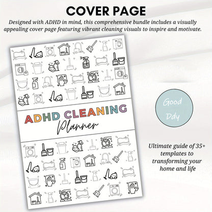 Last Day 59% OFF Promotion!⏰ADHD Cleaning & Organizing Toolkit - Chore Planner