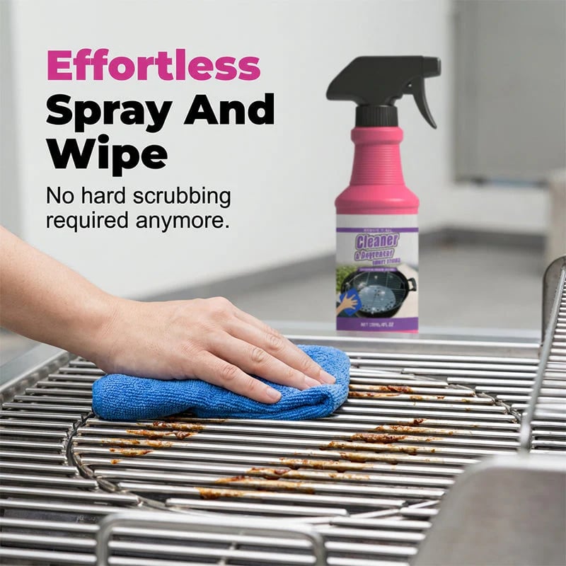 🔥Fast-Acting Heavy-Duty Grill Degreaser Spray