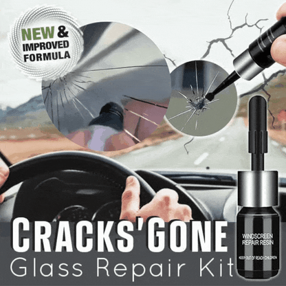 💥LAST DAY 46% OFF 🚗Cracks Gone Glass Repair Kit (New Formula)