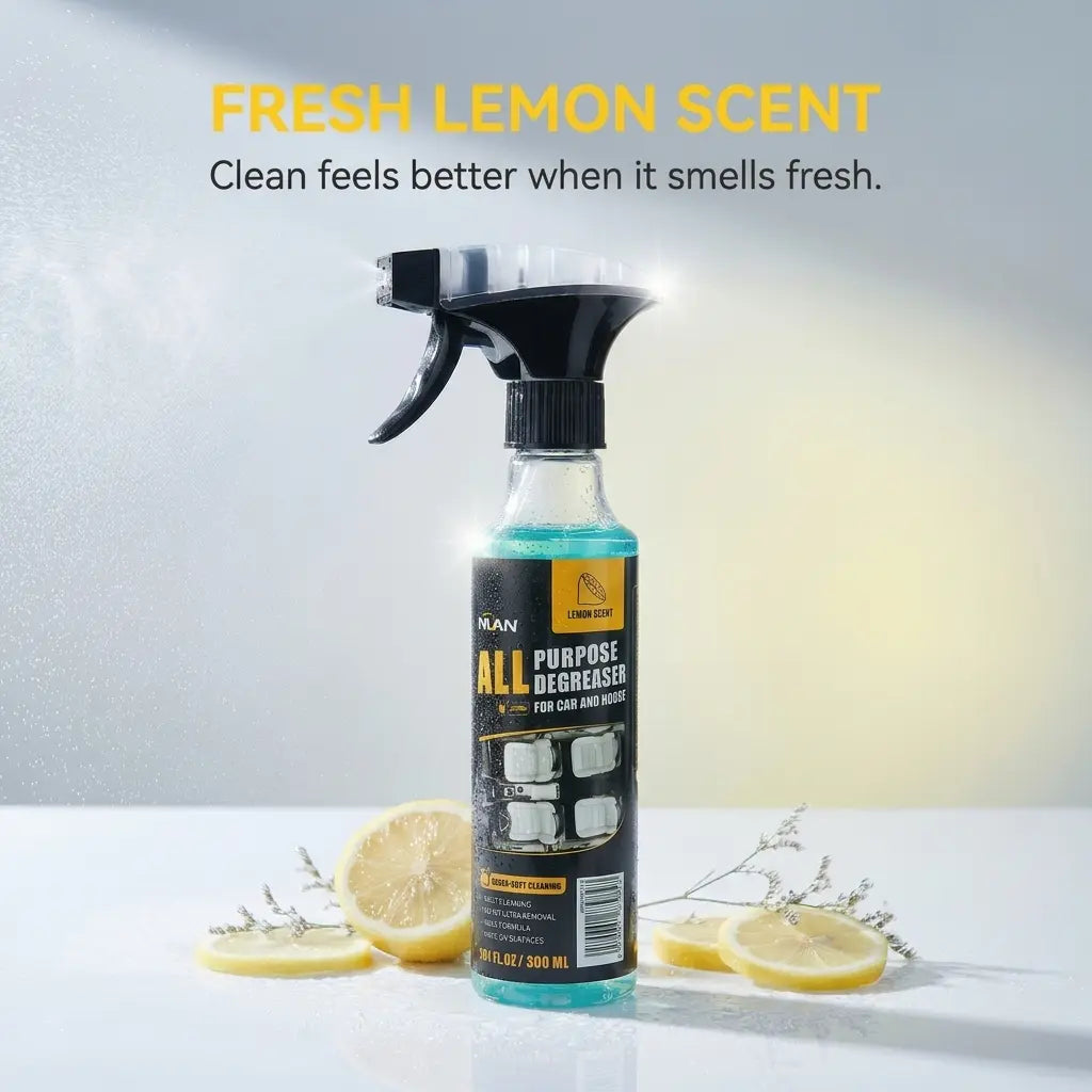 Multi-purpose Cleaning Spray - Heavy Duty Stain Remover for Car Interiors & Home Surfaces