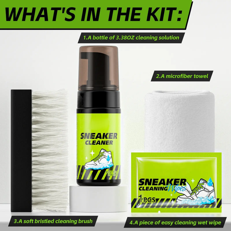 Cleaning Kit for Leather, Suede, Canvas, Mesh & More detail view
