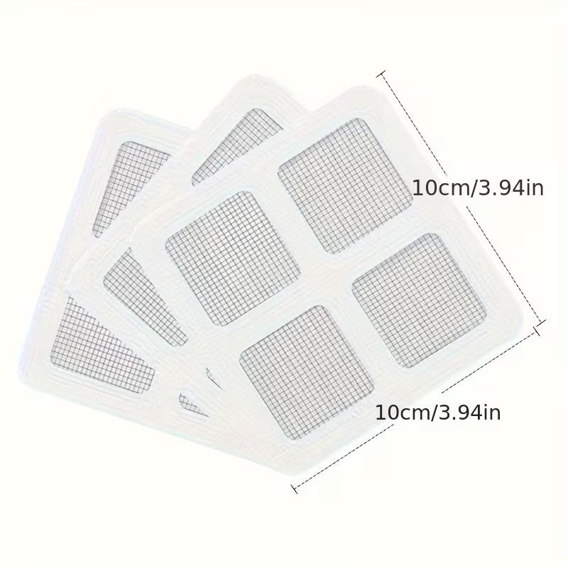 🚿 80 Pcs Disposable Bathroom Drain Hair Catcher Sheets