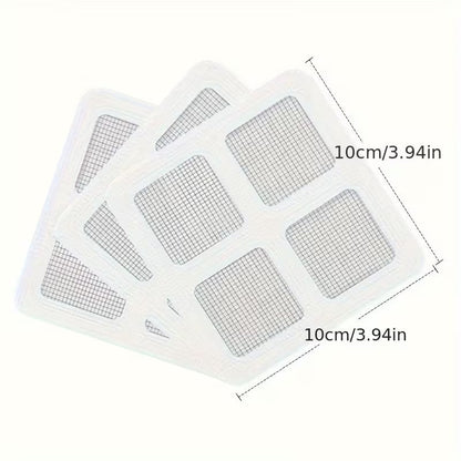 🚿 80 Pcs Disposable Bathroom Drain Hair Catcher Sheets