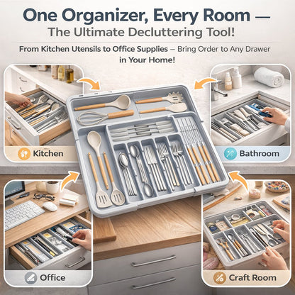 FREE SHIPPING🔥🔥Expandable Kitchen Utensil Drawer Tray