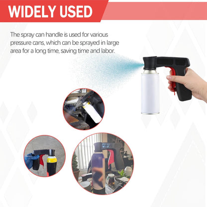 🔫Universal Professional Spray Can Handle - Ergonomic Aerosol Trigger Grip for DIY Painting, Car Refinishing, & Home Furniture Makeovers - Fits All Standard Cans