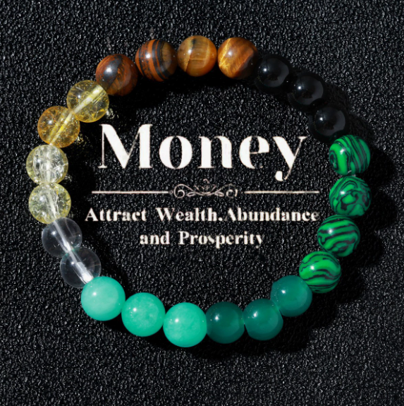 🔥Money Attraction Bracelet with Green Aventurine & Tiger Eye