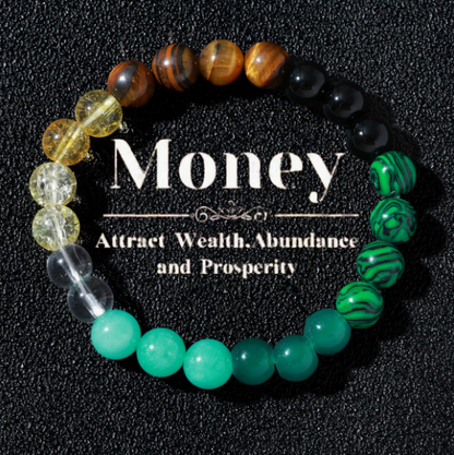 🔥Money Attraction Bracelet with Green Aventurine & Tiger Eye
