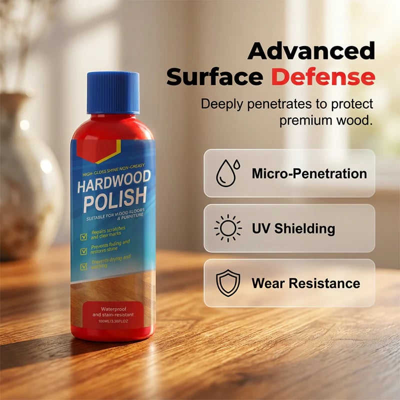 ✨ Restore & Protect Your Wood Floors – Instant High-Gloss Shine for Home Surfaces! ✨