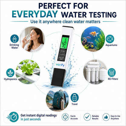 4-in-1 TDS Meter Digital Water Tester