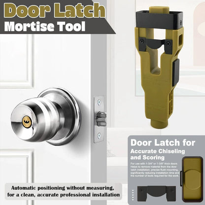 💪Door Latch Mortise Tool For Use With 1-3/4" or 1-3/8" Thick Door