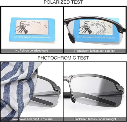 🕶️HD Polarized Photochromic Sunglasses