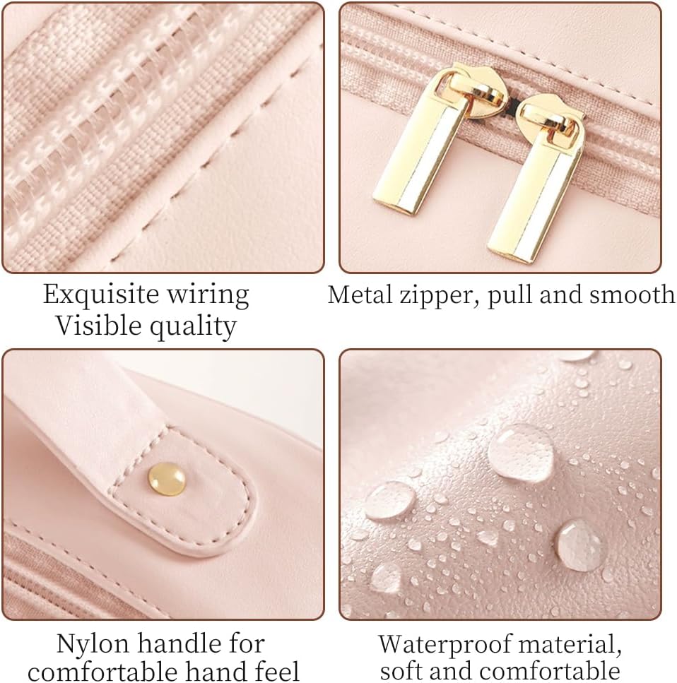 Multi-Compartment Toiletry Cosmetics Bag