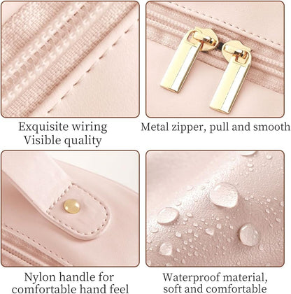 Multi-Compartment Toiletry Cosmetics Bag