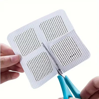 🚿 80 Pcs Disposable Bathroom Drain Hair Catcher Sheets