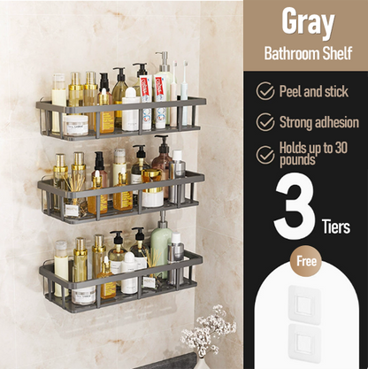 Triangle Shower Caddy Drill Free Wall MountShower Organizer(3 PCS)
