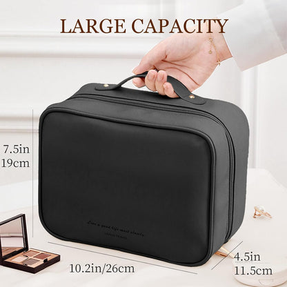 Multi-Compartment Toiletry Cosmetics Bag