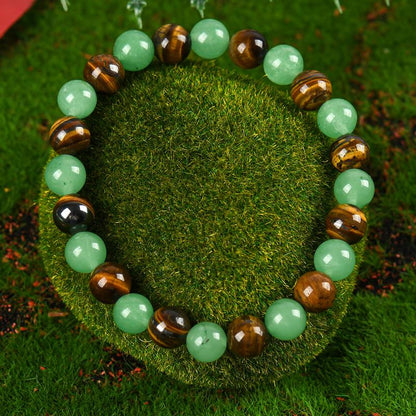 🔥Money Attraction Bracelet with Green Aventurine & Tiger Eye