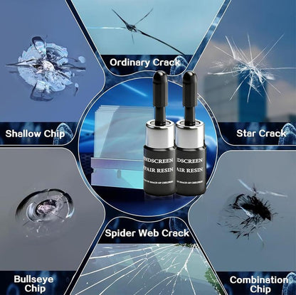 💥LAST DAY 46% OFF 🚗Cracks Gone Glass Repair Kit (New Formula)