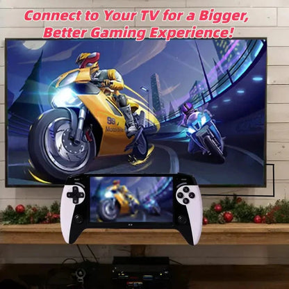🎮وحدة تحكم ألعاب ريترو محمولة، رسومات عالية الدقة (5000+ لعبة)🕹️