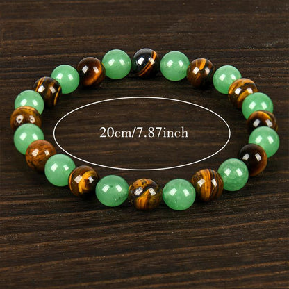 🔥Money Attraction Bracelet with Green Aventurine & Tiger Eye