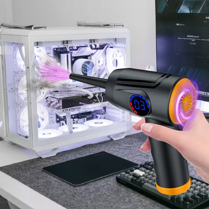 🎁Free Shipping⚡Compressed Air Duster, Electric Air Duster, 6000mAh Fast Charging, 50000 RPM 4 Speed Cordless Air Blower with LCD Display