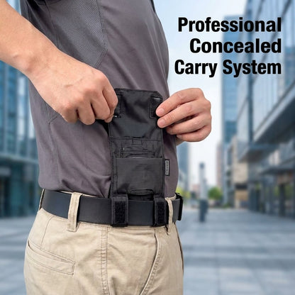 Slim Belt Wallet —“Waist Shield” Tactical Waist Pack with Quick Access Wallet 🛡️💳