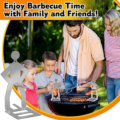 🍖Outdoor prankster Stainless Steel BBQ Sausage Holder-Buy 1 Free 1