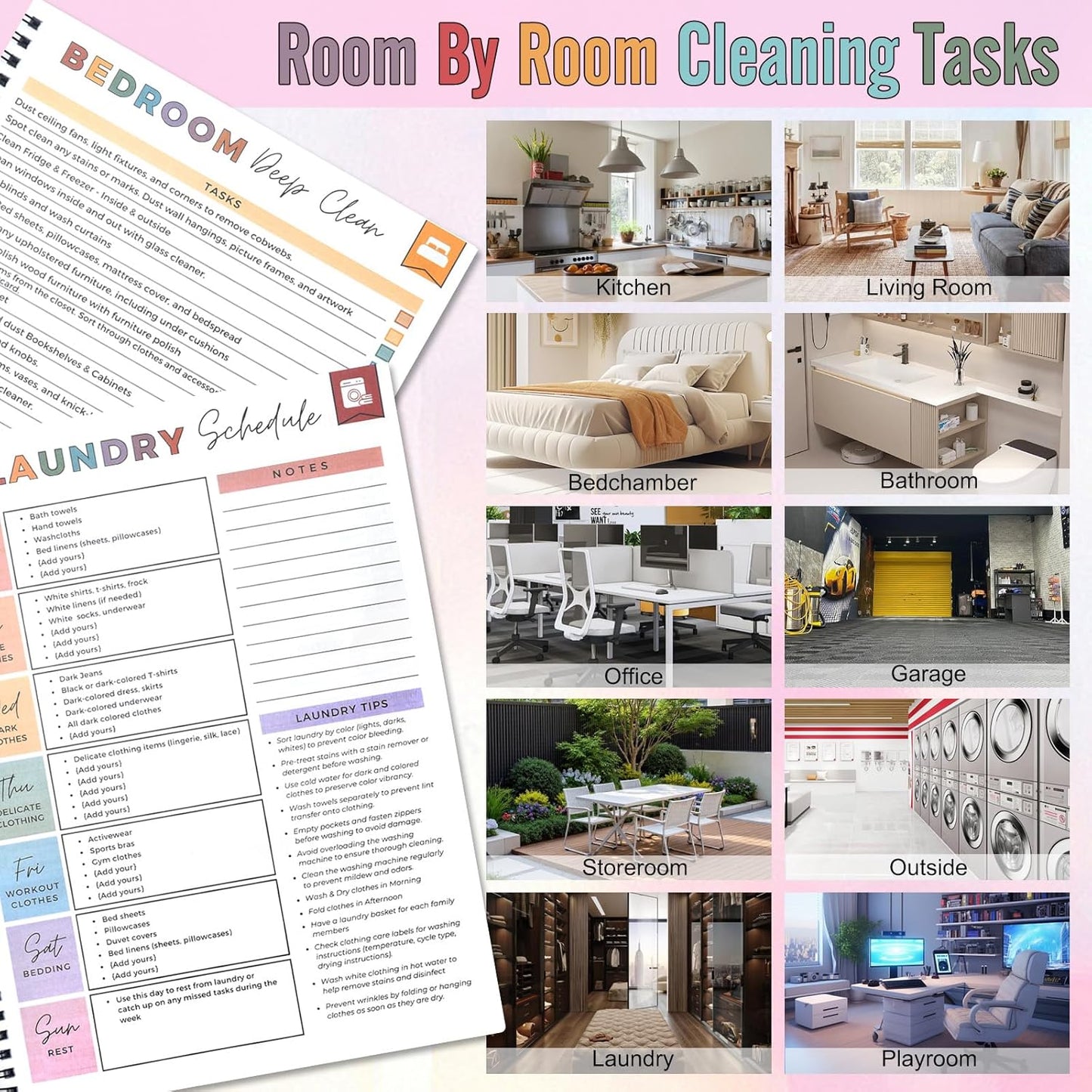 Last Day 59% OFF Promotion!⏰ADHD Cleaning & Organizing Toolkit - Chore Planner