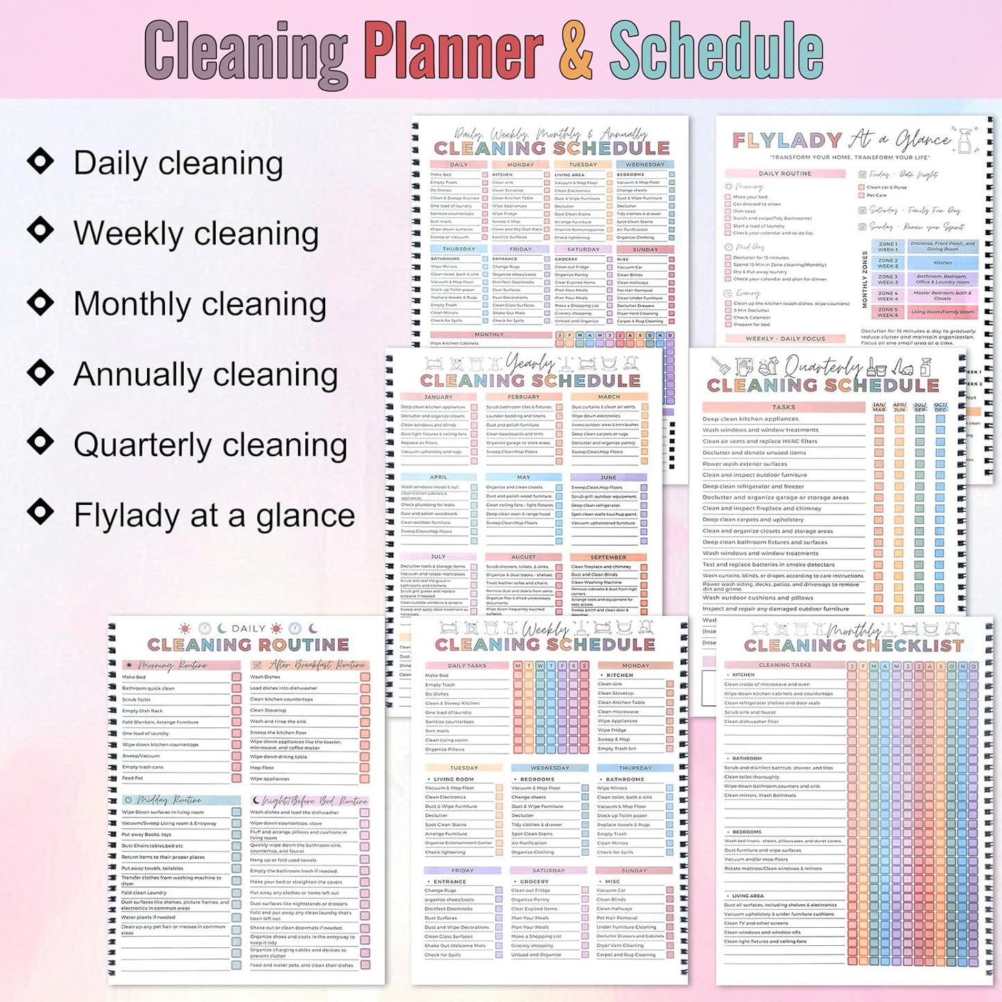 Last Day 59% OFF Promotion!⏰ADHD Cleaning & Organizing Toolkit - Chore Planner