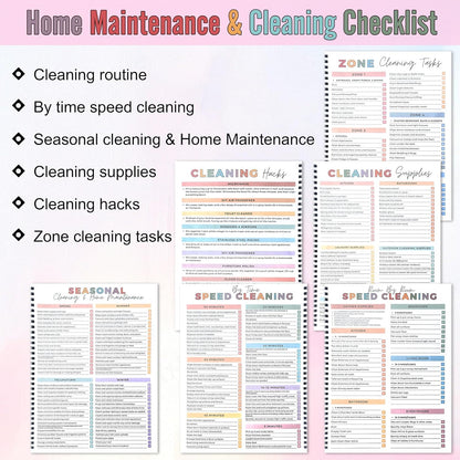 Last Day 59% OFF Promotion!⏰ADHD Cleaning & Organizing Toolkit - Chore Planner