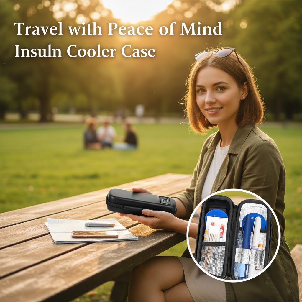 Insulin Cooler Travel Case with Temperature Display