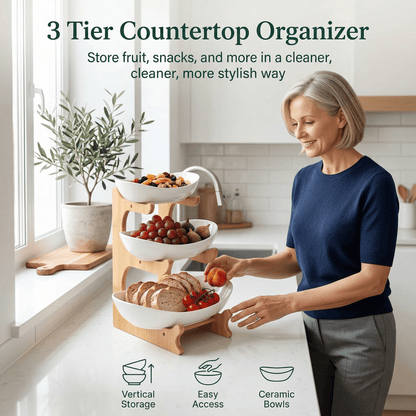 🏆Flash Sale⚡ 50K+ SOLD! 3 Tier Countertop Organizer