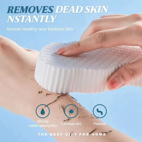 Magic Exfoliating Bath Spongeonge,3D Super Soft Exfoliating Bath Sponge, Skin Friendly and Reusable for Adults Children and Pregnant Women