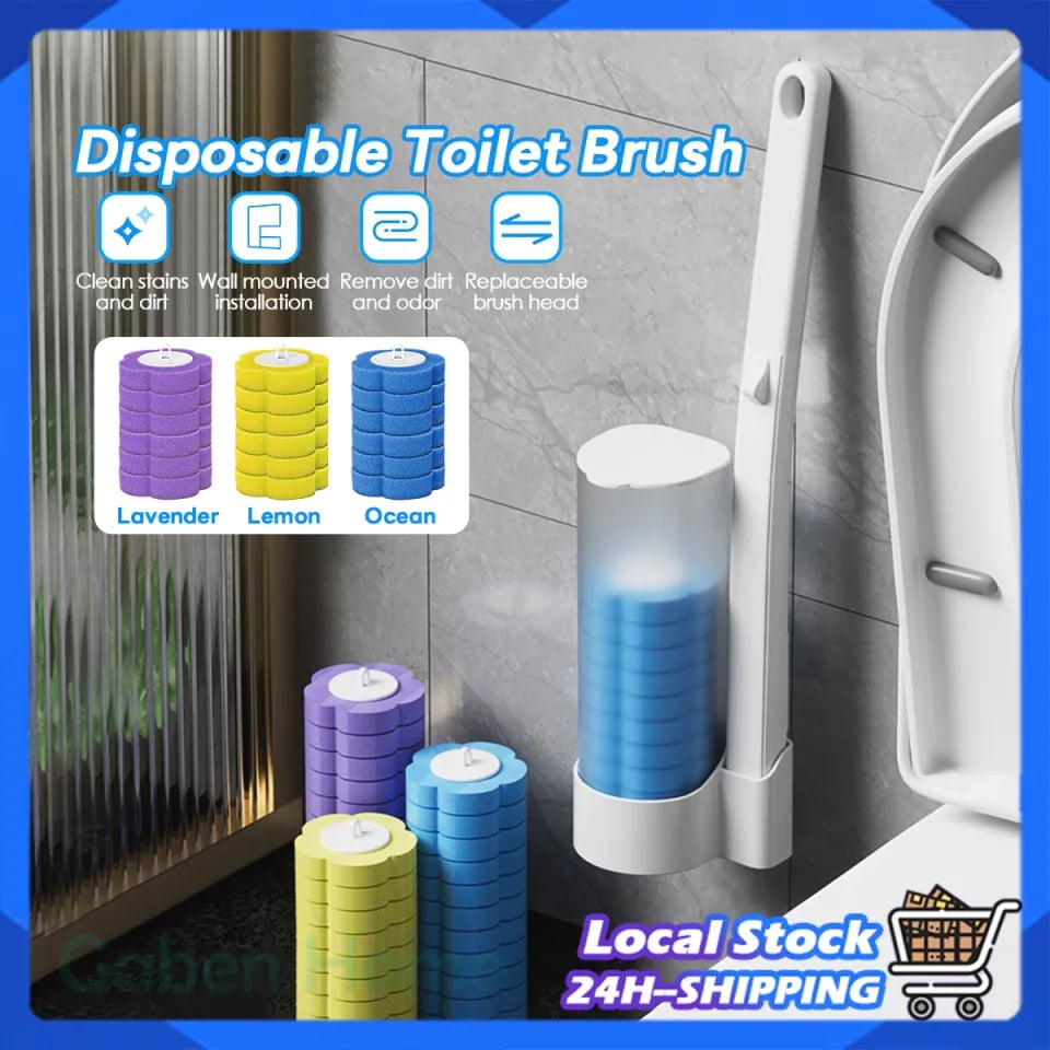 💥50K+ SOLD!🚽💦Hands-Free Cleaning Gadget🧽Disposable toilet cleaning tool💦