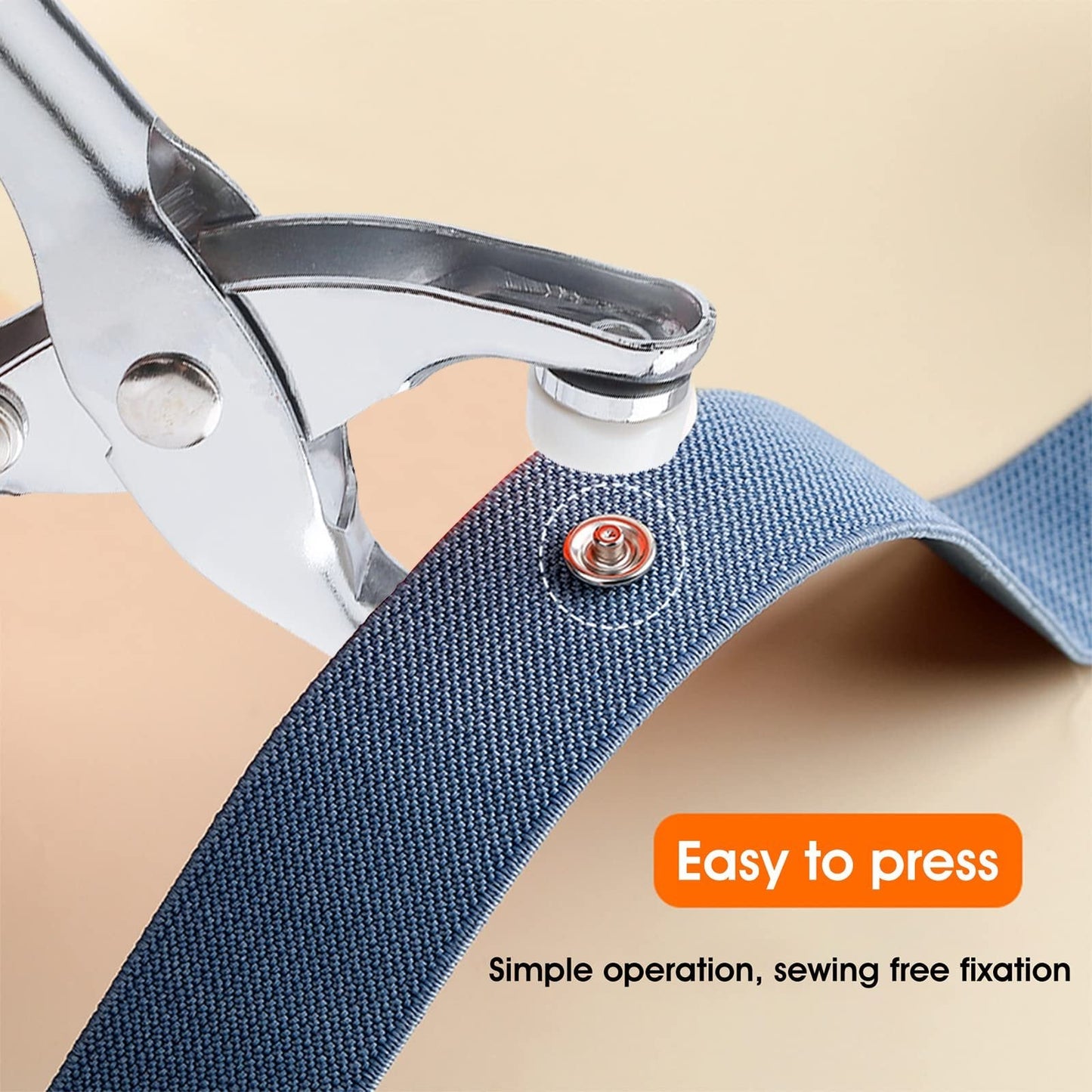 🔥HOT SALE 49% OFF✨100 pcs Invisible Colored Metal Buckle & Manual Pressure Pliers Kit