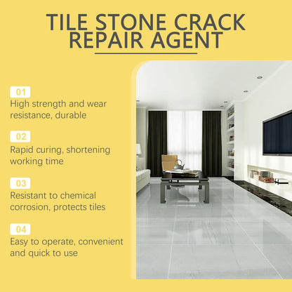 🔥Quick-Drying Tile Repair Glue - Complete Tool Kit for DIY – Fix Cracks Permanently in Minutes!✨