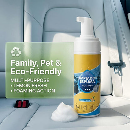 🔥 4-in-1 Multi-Enzyme Foam Cleaner – Deep Clean Car, Kitchen, Bathroom & Sofa
